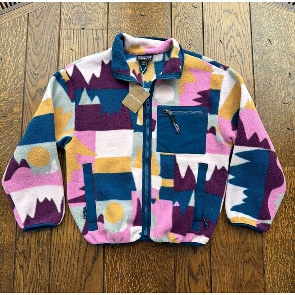 Patagonia Women's Synchilla Jacket Frontera: Marble Pink Size Small NWT - Picture 1 of 7